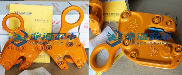 V-25型三木豎吊鋼板夾鉗實物圖 V-25型三木豎吊鋼板夾鉗實物圖