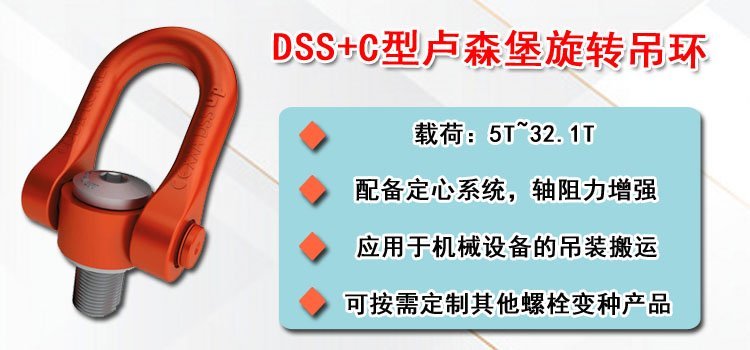DSS+C型盧森堡旋轉(zhuǎn)吊環(huán)介紹