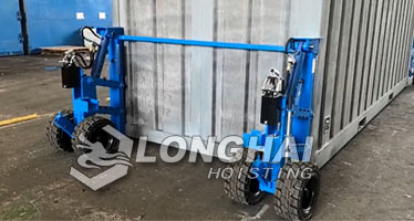 輪式集裝箱搬運系統使用案例二