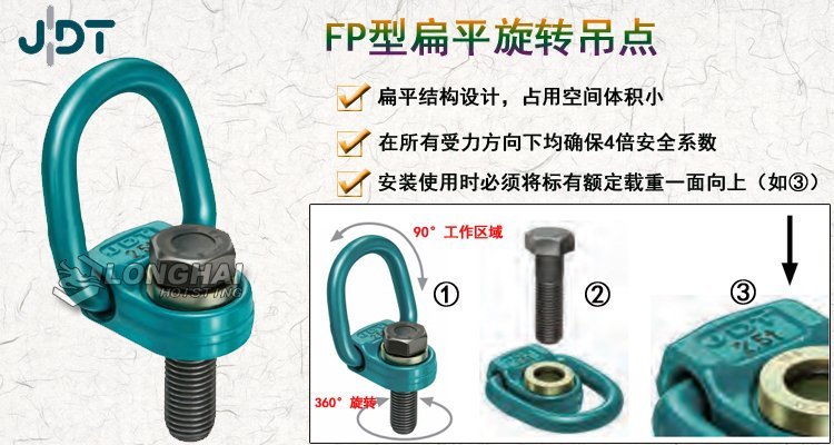 FP型扁平旋轉(zhuǎn)吊點(diǎn) FP型扁平旋轉(zhuǎn)吊點(diǎn)