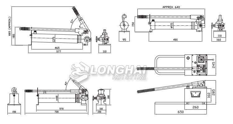 韓國Tonners手動(dòng)泵尺寸圖 韓國Tonners手動(dòng)泵尺寸圖