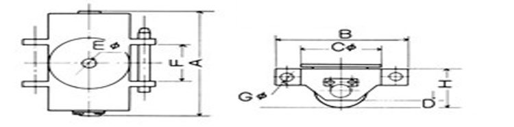 DUS型搬運小坦克尺寸圖